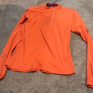 Orange zip up!